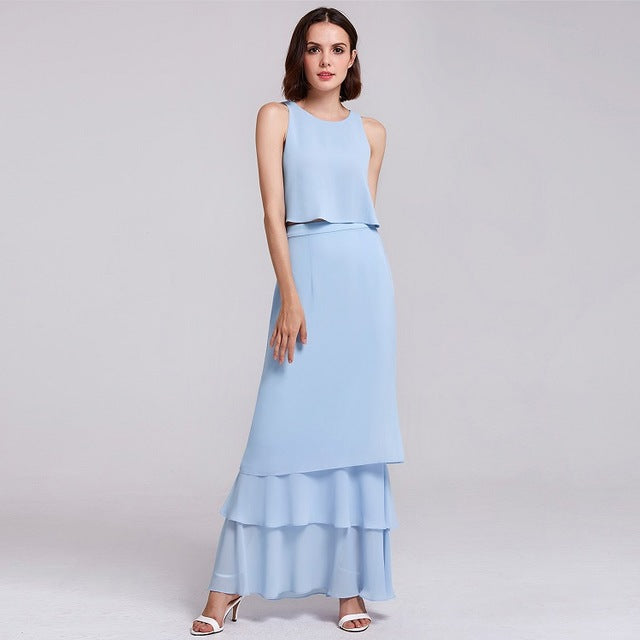 Chiffon Dress Long Dress