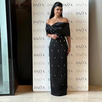 Bandage Dress With Diamond Embellished Bustier Long Gown