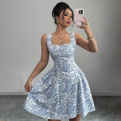 Women's Summer New Elegant Floral Dress