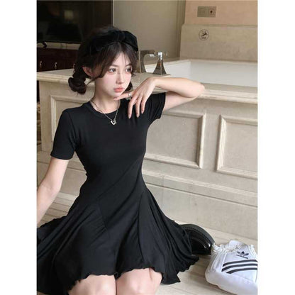 Korean-style Spicy-girl Slim-fit Dress For Women Summer Season