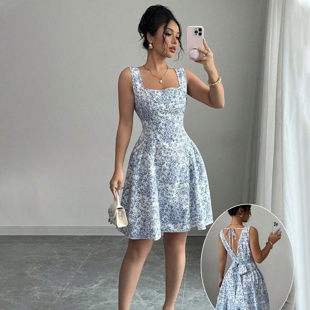 Women's Summer New Elegant Floral Dress