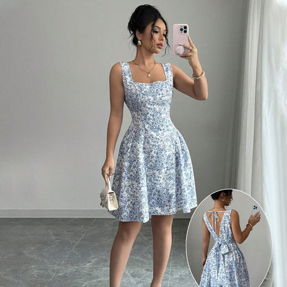 Women's Summer New Elegant Floral Dress
