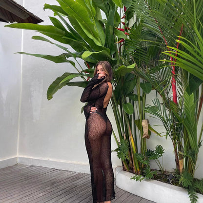 Women's Sexy Backless Beach Resort Dress