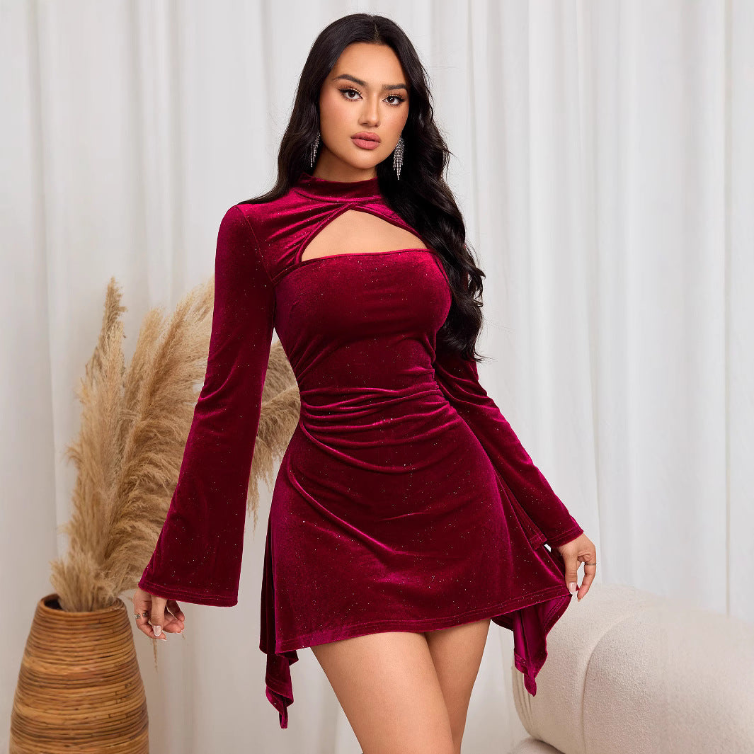 Women's Fashionable And Elegant Long-sleeve Dress