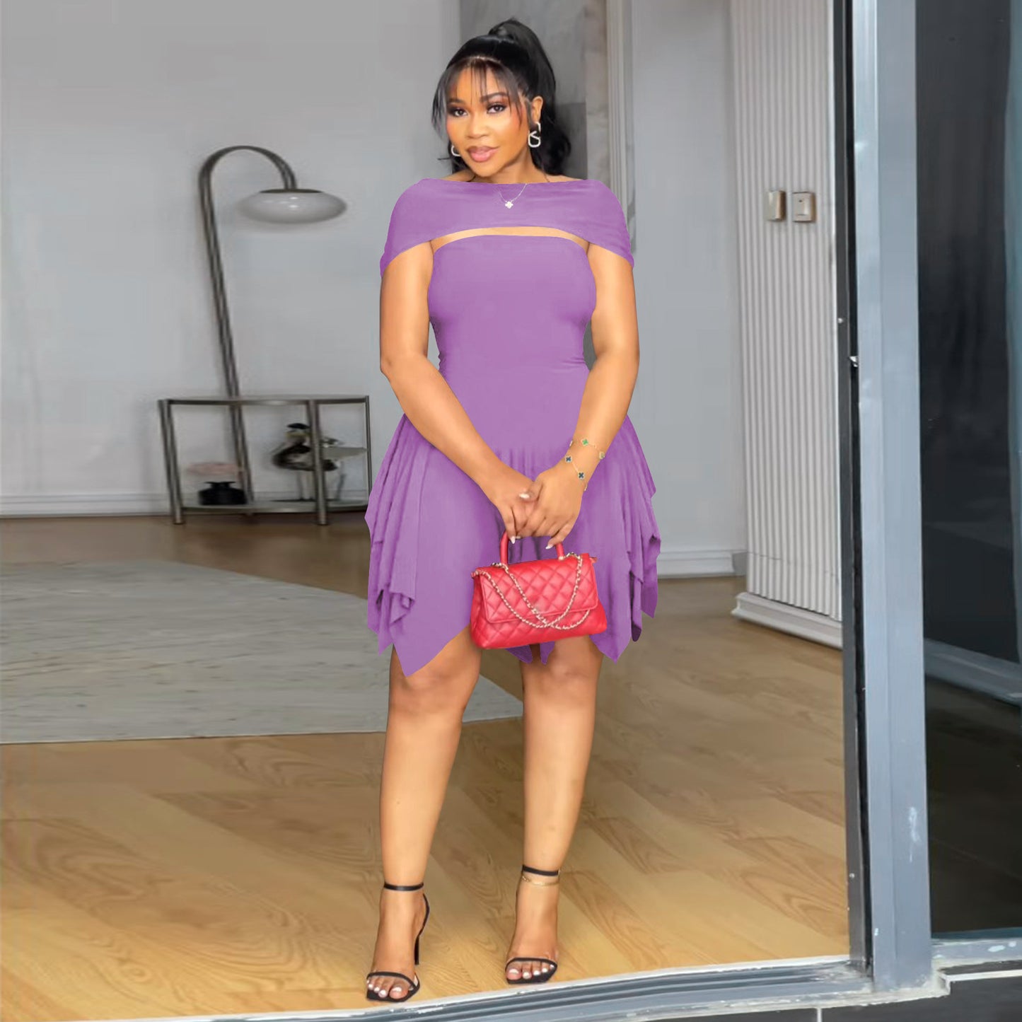 Tube Top Tight-fitting Hip-hugging Mini Skirt Street-style Sexy