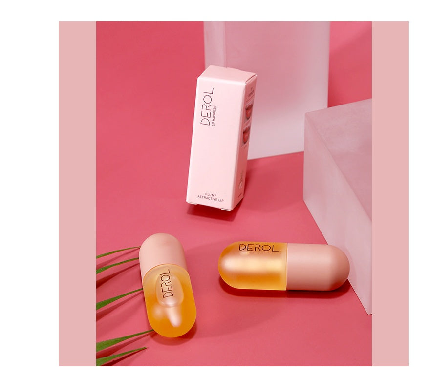 Дневен и нощен мигновен обем за устни, масло за уголемяване, прозрачно, дълготрайно, подхранващо, възстановяващо, намаляващо фините линии, грижа за устни, козметика за красота