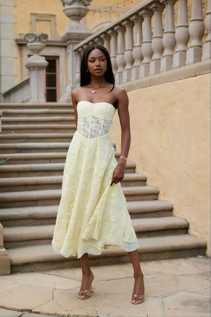 Lace Sexy Backless Wrap Party Dress