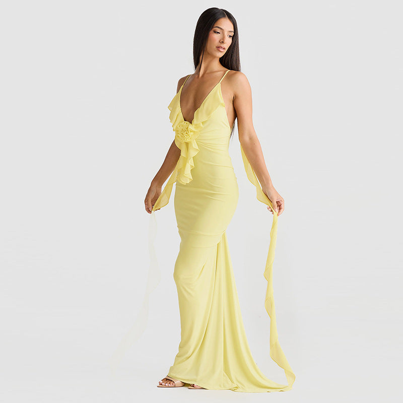 Women's Clothing Fashion Suspenders Dress Women