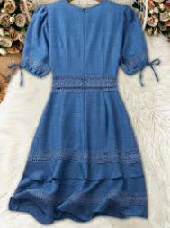 French-style Elegant And Chic Fitted Lace Dress