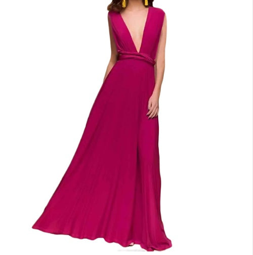 Women's Sexy Long Party Dress Club Floor-Length Summer Backless Bandage Maxi Dress Multiway Women Dress