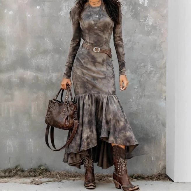 Sexy Body-hugging Mermaid Midi Dress