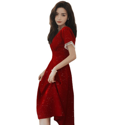 Toast Dress Wine Red Dress