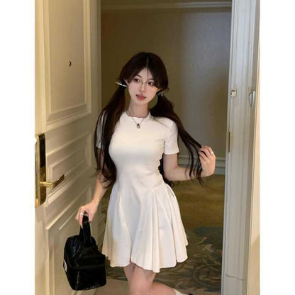 Korean-style Spicy-girl Slim-fit Dress For Women Summer Season