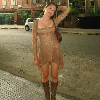 Gentle-style Soft And Comfortable Lace Dress