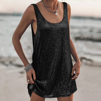 Sleeveless Loose-fit New-style Vest Dress