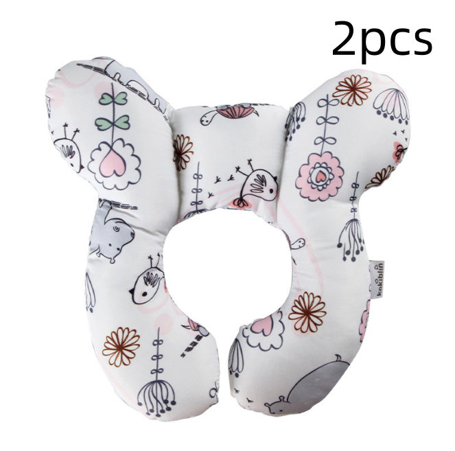 Infant Pillow  Baby Bed  U-Shaped Safety Seat  Neck Guard  Fixed Stereotyped Stroller Pillow