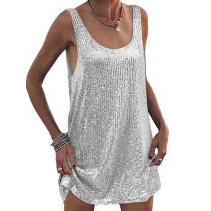 Sleeveless Loose-fit New-style Vest Dress