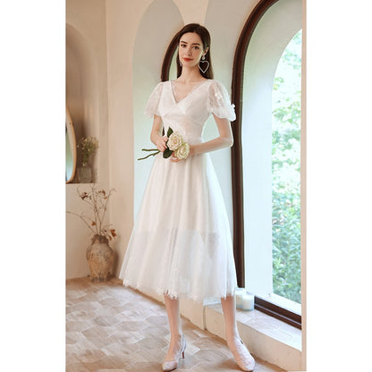 Banquet Performance Host Wedding Dress Evening