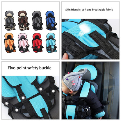 Infant Safe Seat Mat Portable Baby Safety Seat Children's Chairs Updated Version Thickening Sponge Kids Car Stroller Seats Pad