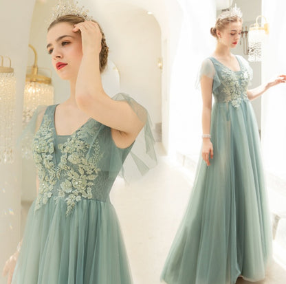 New Light Green Toast Dress