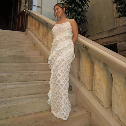 Women's Fashion Best-Seller Floral Lace Sexy European And American Dress