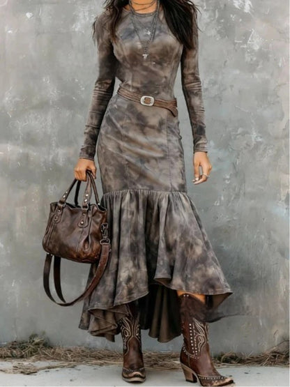 Sexy Body-hugging Mermaid Midi Dress