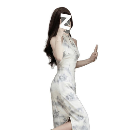 Stunning New Chinese Style Halter Neck Dress